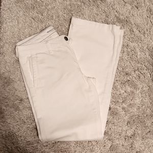 Banana republic white denim jeans